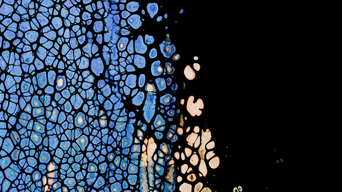 Обои амолед, OLED, яблоко, ios, узор в разрешении 1366x768