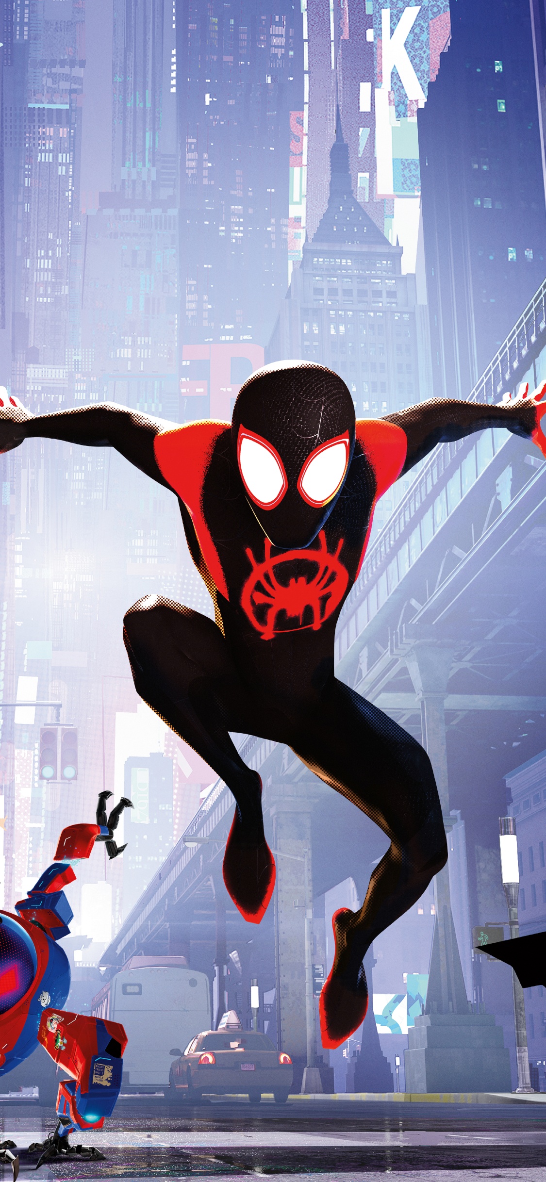 Обои человек-паук, Человек-паук: Через вселенные, Танцор, уличный танец, хореография в разрешении 1125x2436