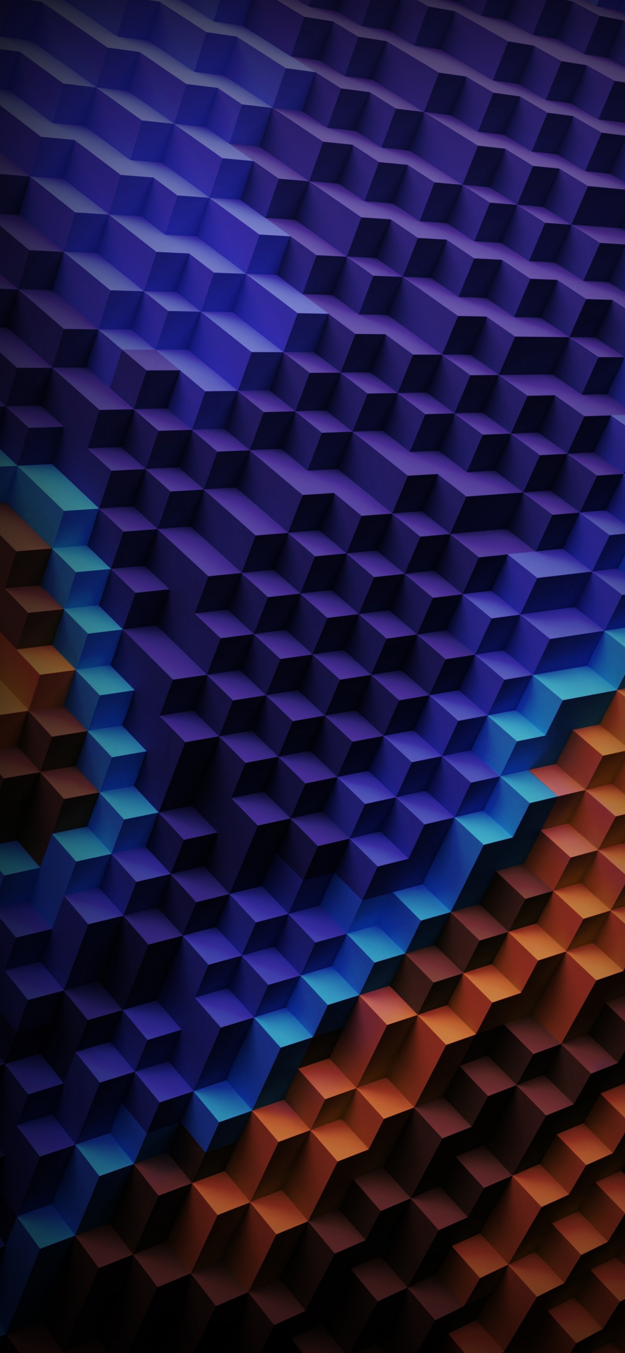 Обои геометрический узор, узор, дизайн, искусственный интеллект, пурпур в разрешении 1242x2688