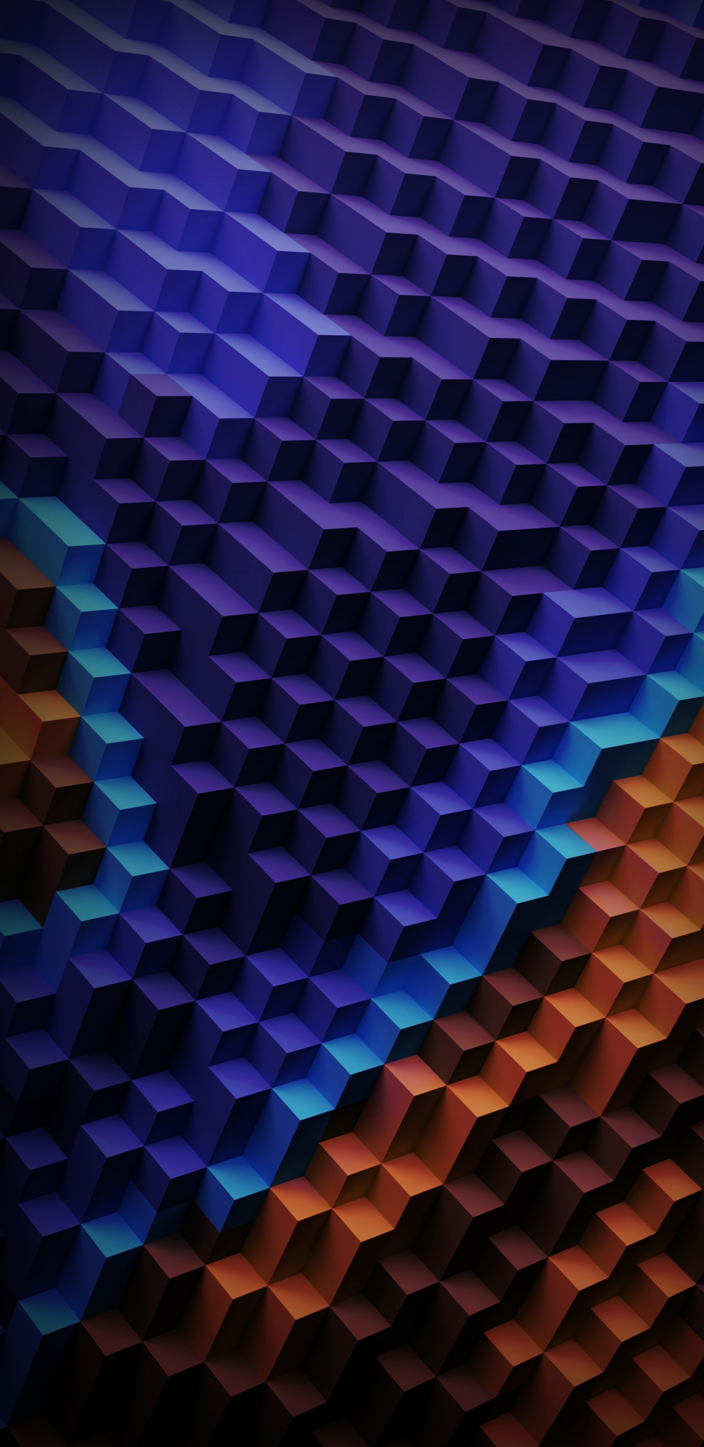 Обои геометрический узор, узор, дизайн, искусственный интеллект, пурпур в разрешении 1440x2960