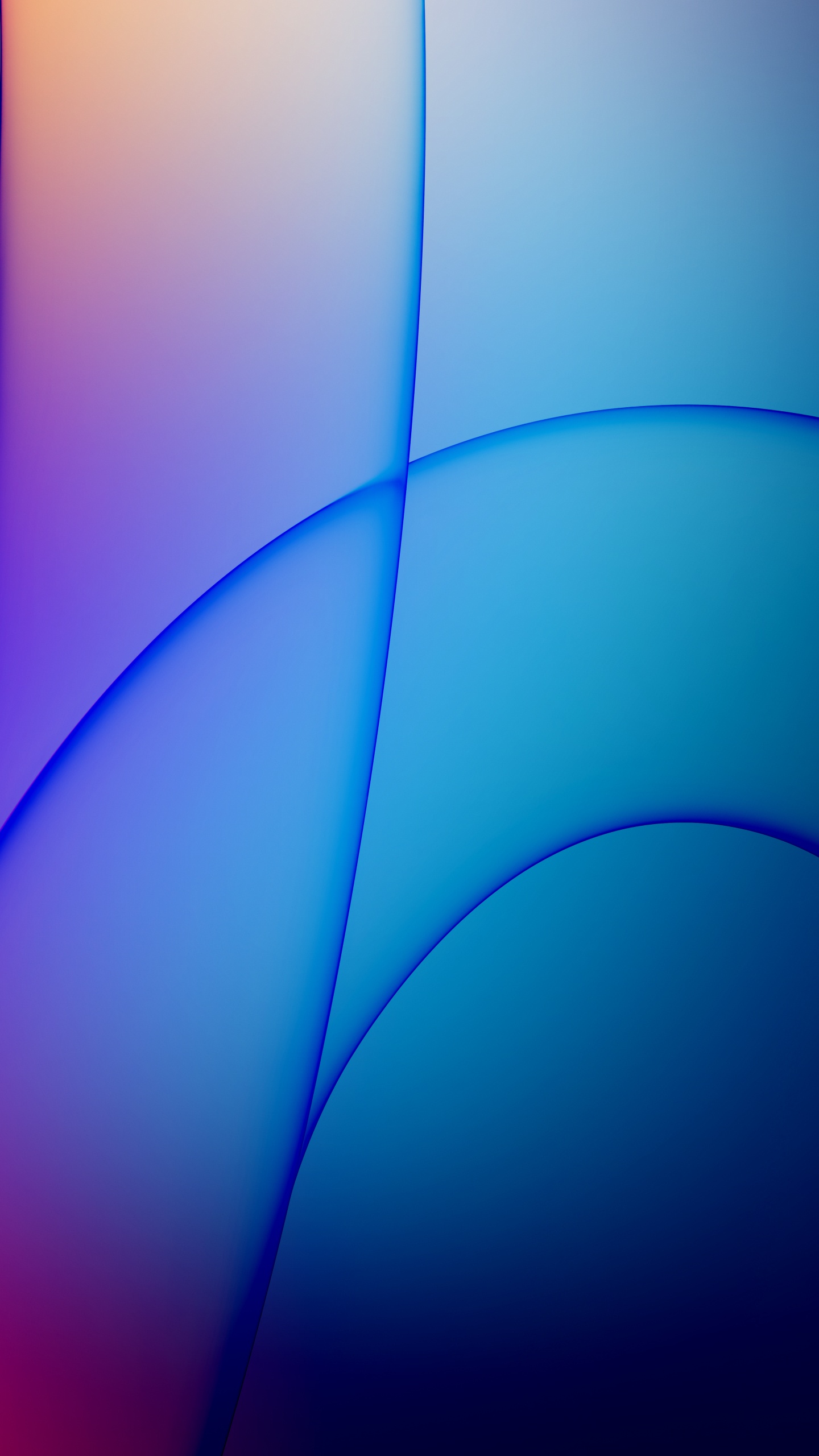 Обои свет, синий, треугольник, полутона и оттенки, симметрия в разрешении 1440x2560