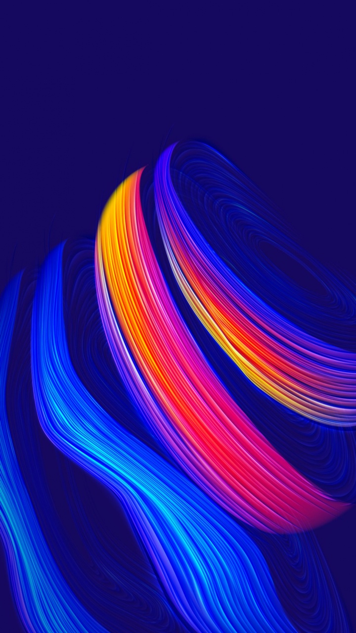 Обои свет, абстракция, лазурный, пурпур, Визуальный эффект освещения в разрешении 720x1280