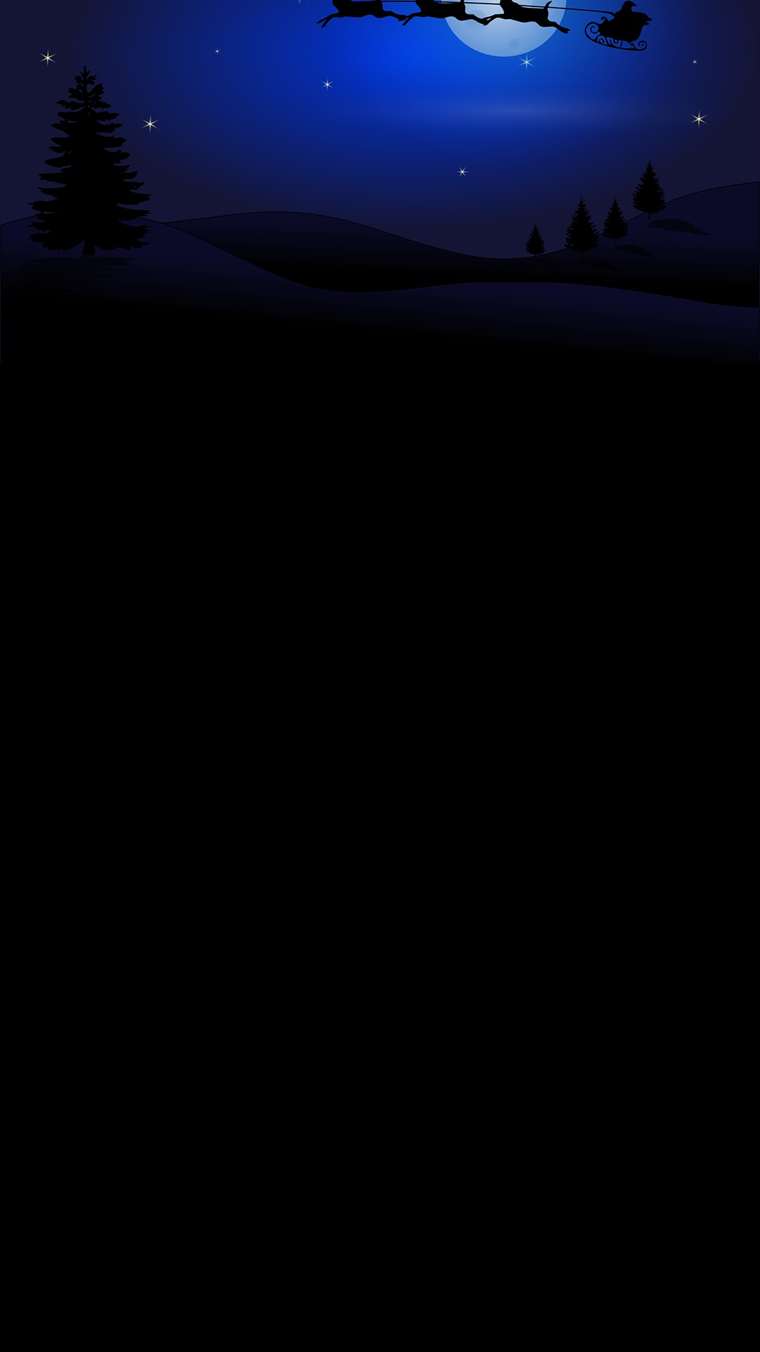 Обои рождественские сцены, атмосфера, экорегион, черный, природный ландшафт в разрешении 1080x1920