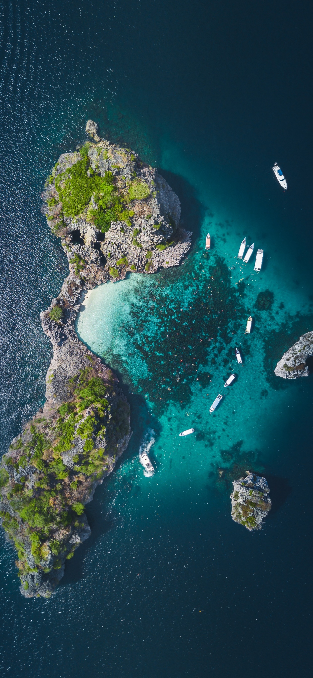 Обои Остров, архипелаг, прибрежные и океанические рельефы, мир, земля в разрешении 1242x2688