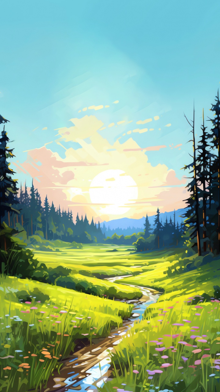 Обои природа, облако, растение, экорегион, Люди в природе в разрешении 720x1280