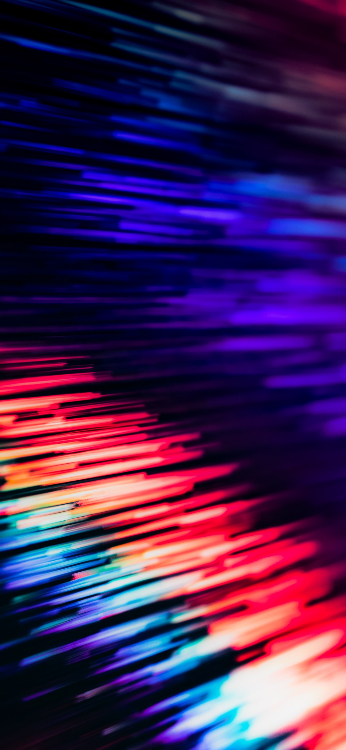 Обои цветной, красочность, вода, пурпур, Фиолетовый в разрешении 1125x2436