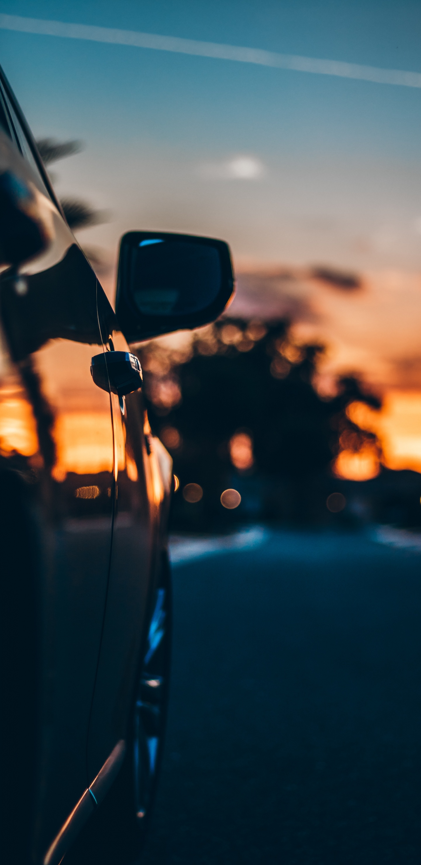 Обои свет, облако, отражение, солнечный свет, звуковое оборудование в разрешении 1440x2960