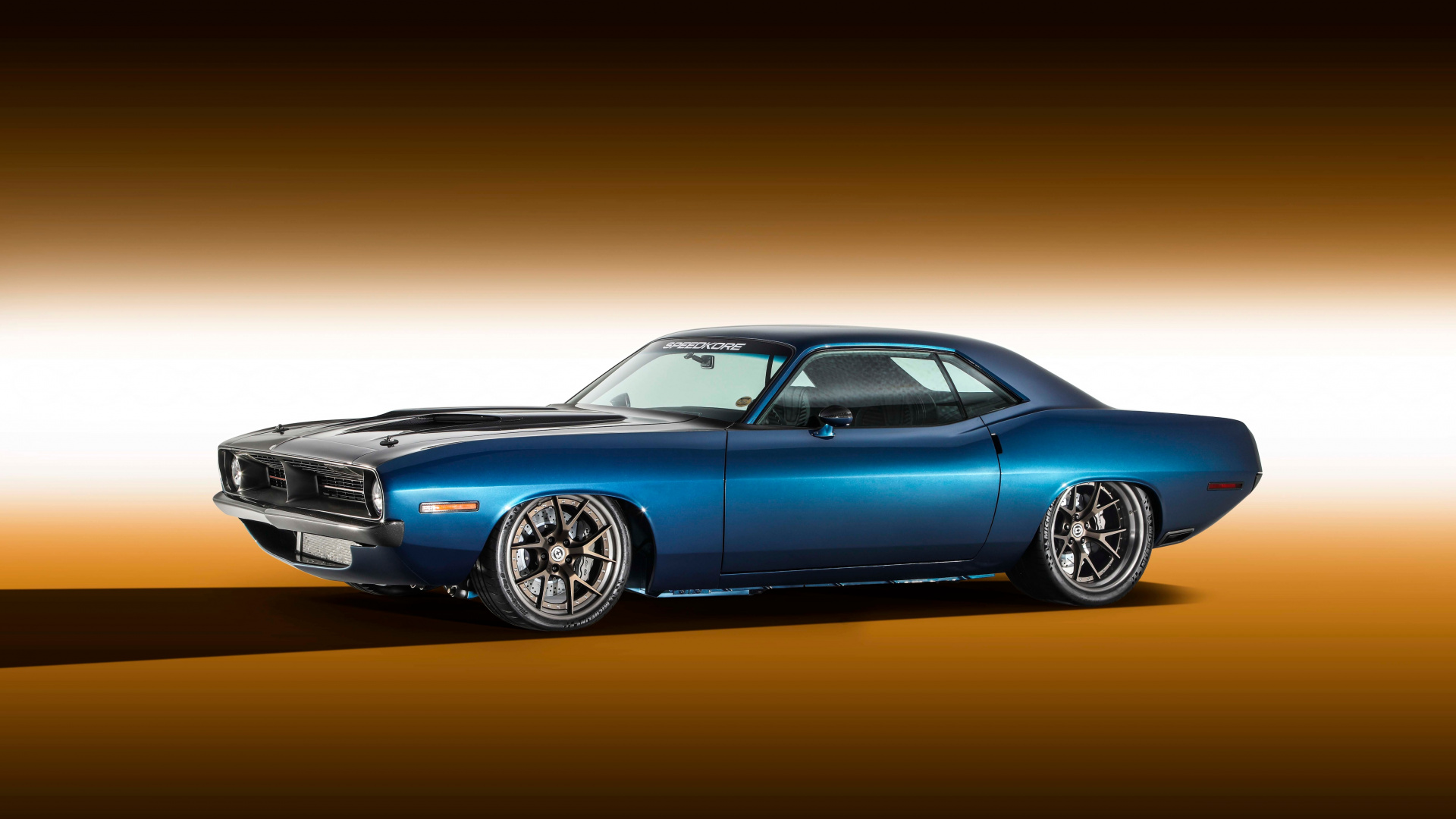 Обои Плимут Барракуда, авто, Плимут, мускул кар, классический автомобиль в разрешении 1920x1080