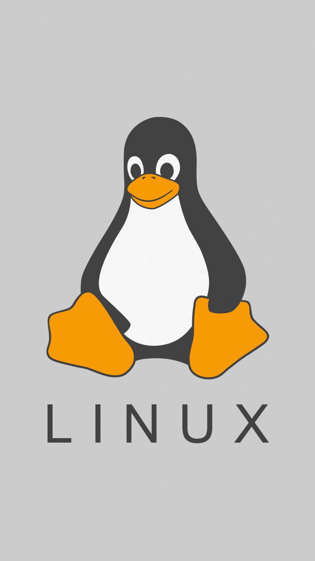 Обои linux, смокинг, ubuntu, нелетающая птица, птица в разрешении 1080x1920