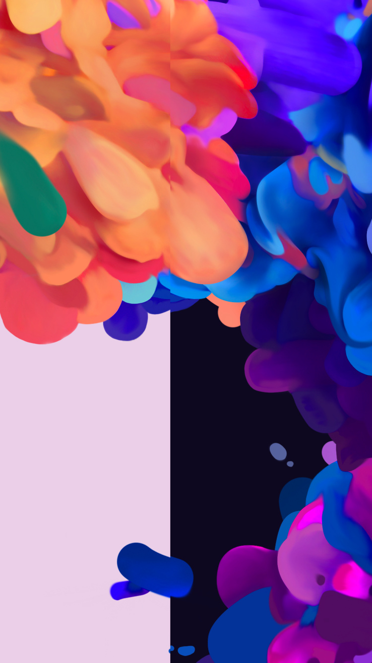 Обои apple, iPhone, iOS 14, iOS 14 DUAL, яблоко в разрешении 750x1334