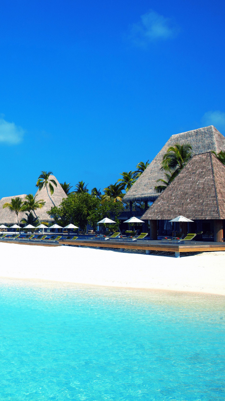 Обои прибежище, море, прибрежные и океанические рельефы, лазурный, отпуск в разрешении 750x1334