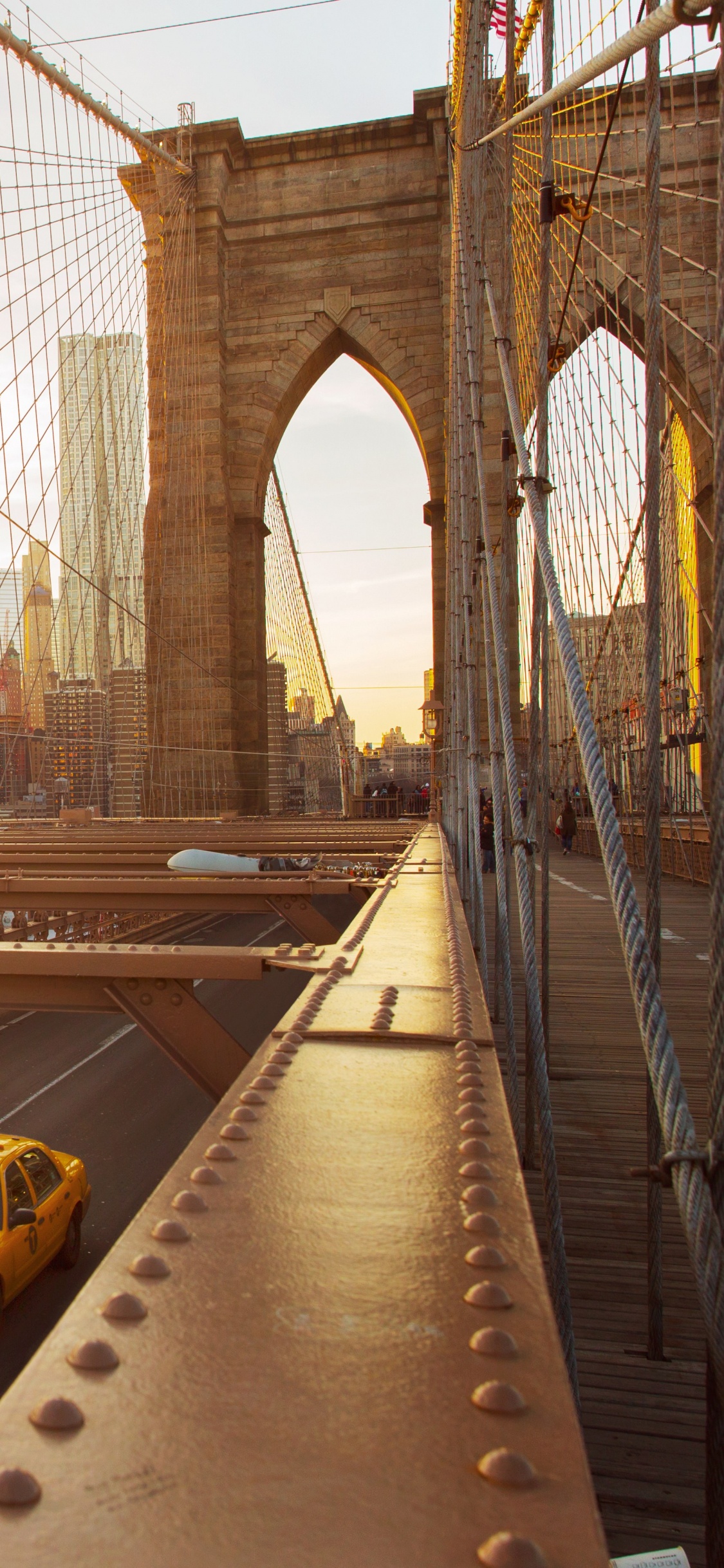 Обои транспорт, городской район, утро, небоскреб, Амстердам в разрешении 1125x2436