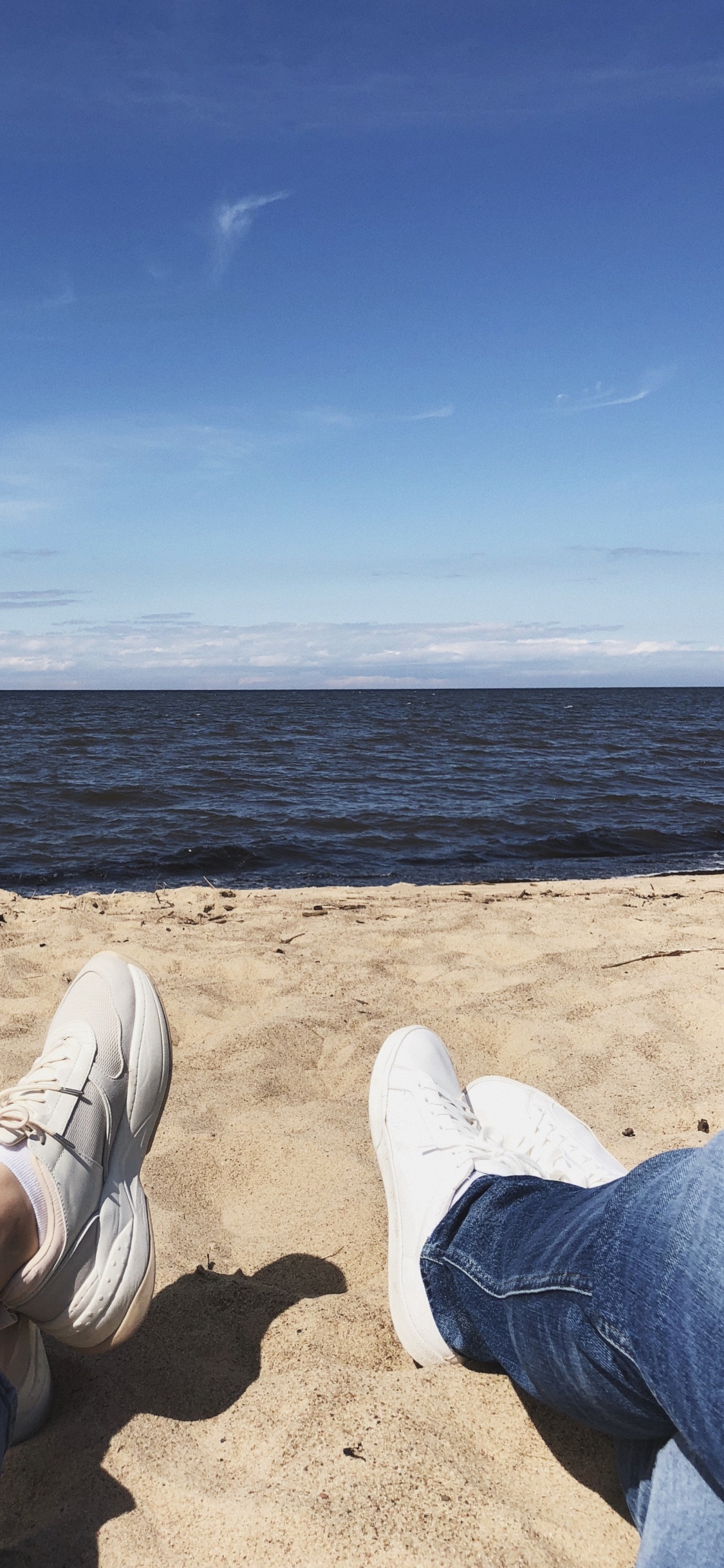 Обои море, пляж, вода, туризм, человек в разрешении 1125x2436