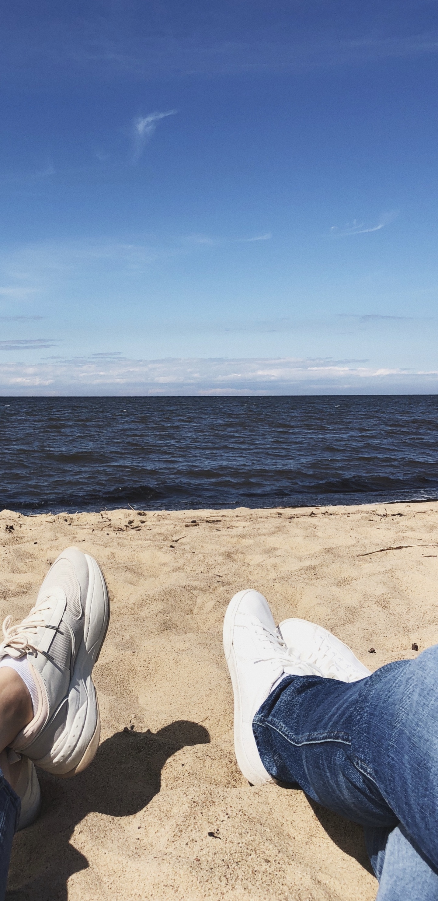 Обои море, пляж, вода, туризм, человек в разрешении 1440x2960