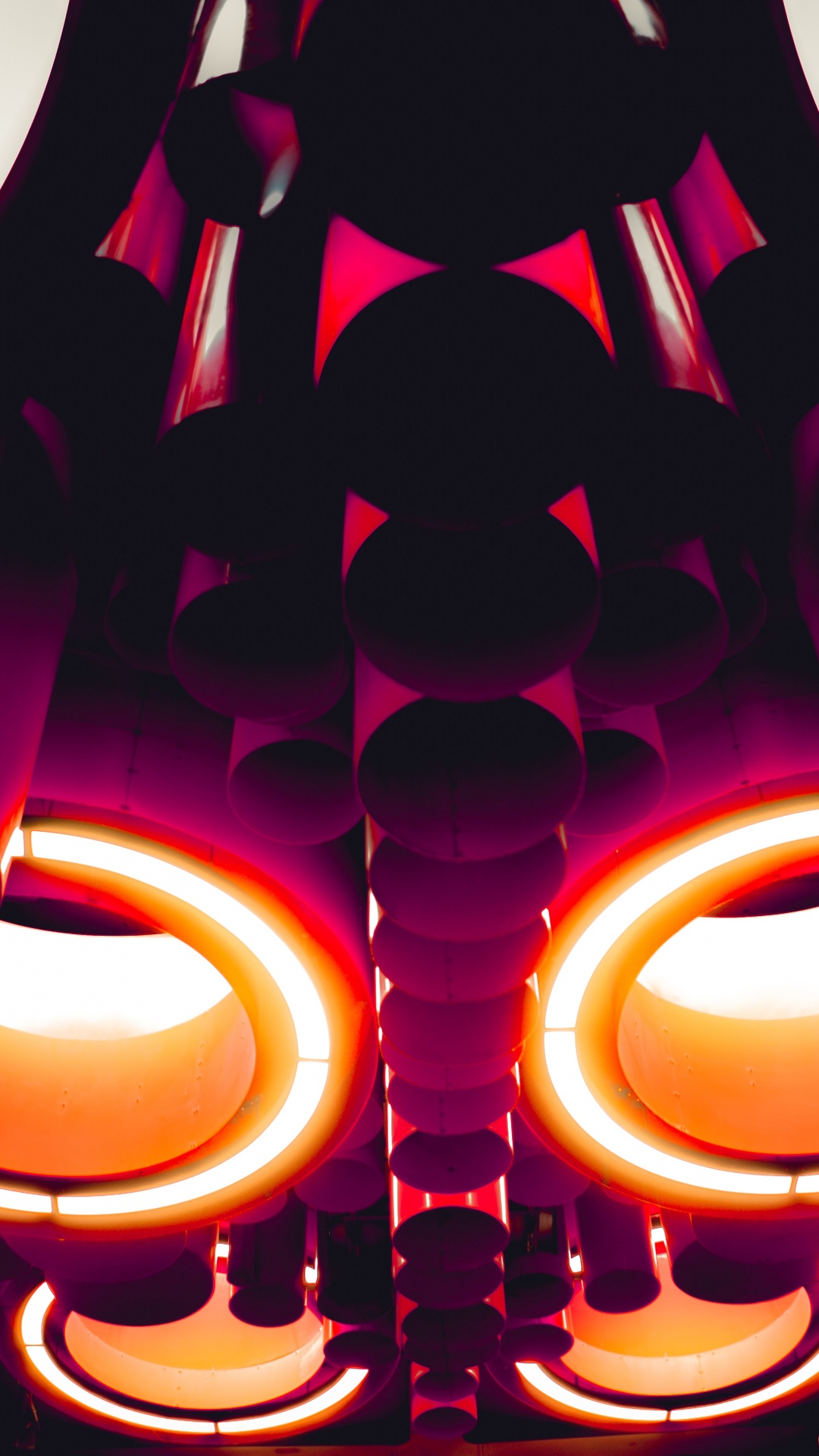 Обои Апельсин, пурпур, розовый, узор, иллюстрация в разрешении 1080x1920