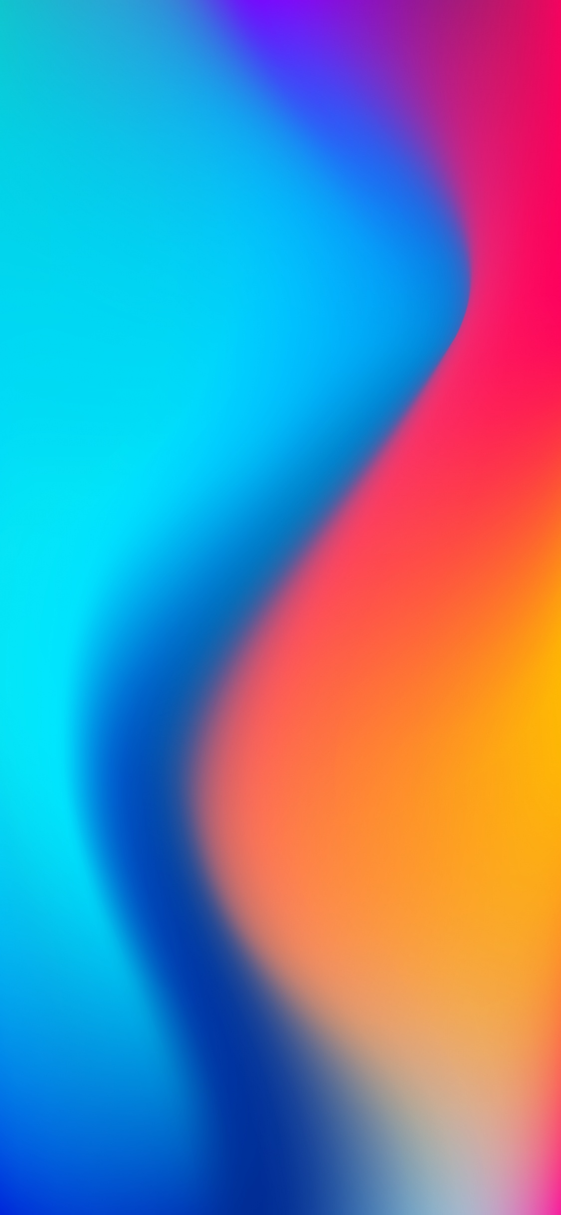 Обои ios, iOS 11, яблоко, красочность, синий в разрешении 1125x2436