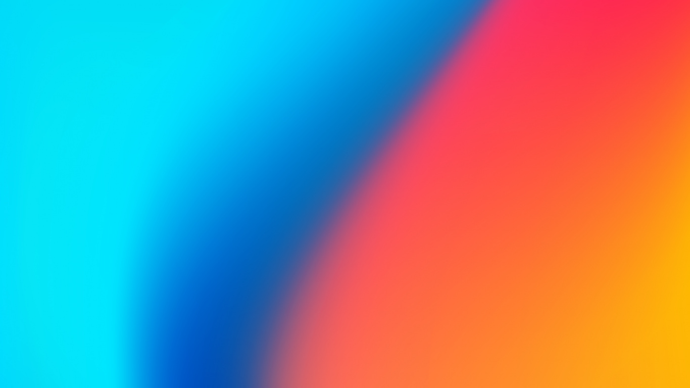 Обои ios, iOS 11, яблоко, красочность, синий в разрешении 1366x768