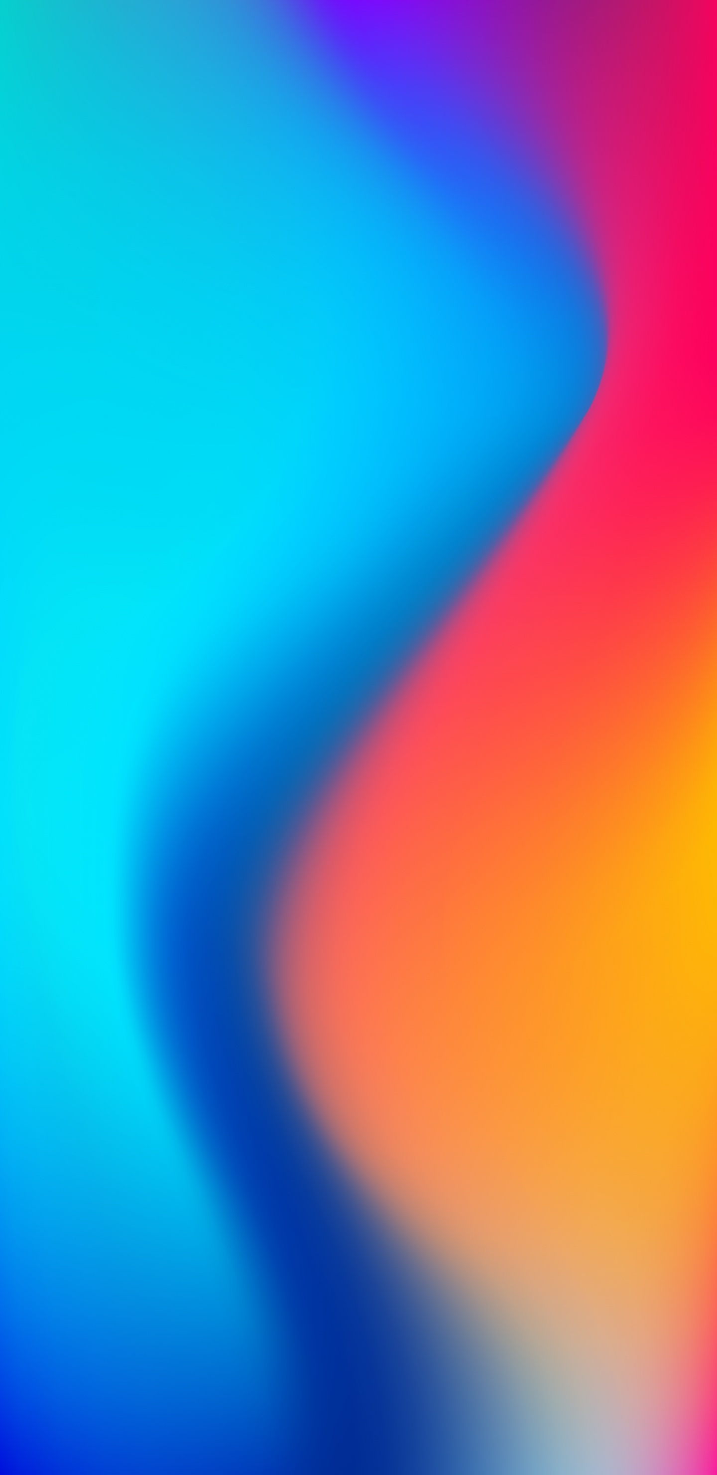 Обои ios, iOS 11, яблоко, красочность, синий в разрешении 1440x2960