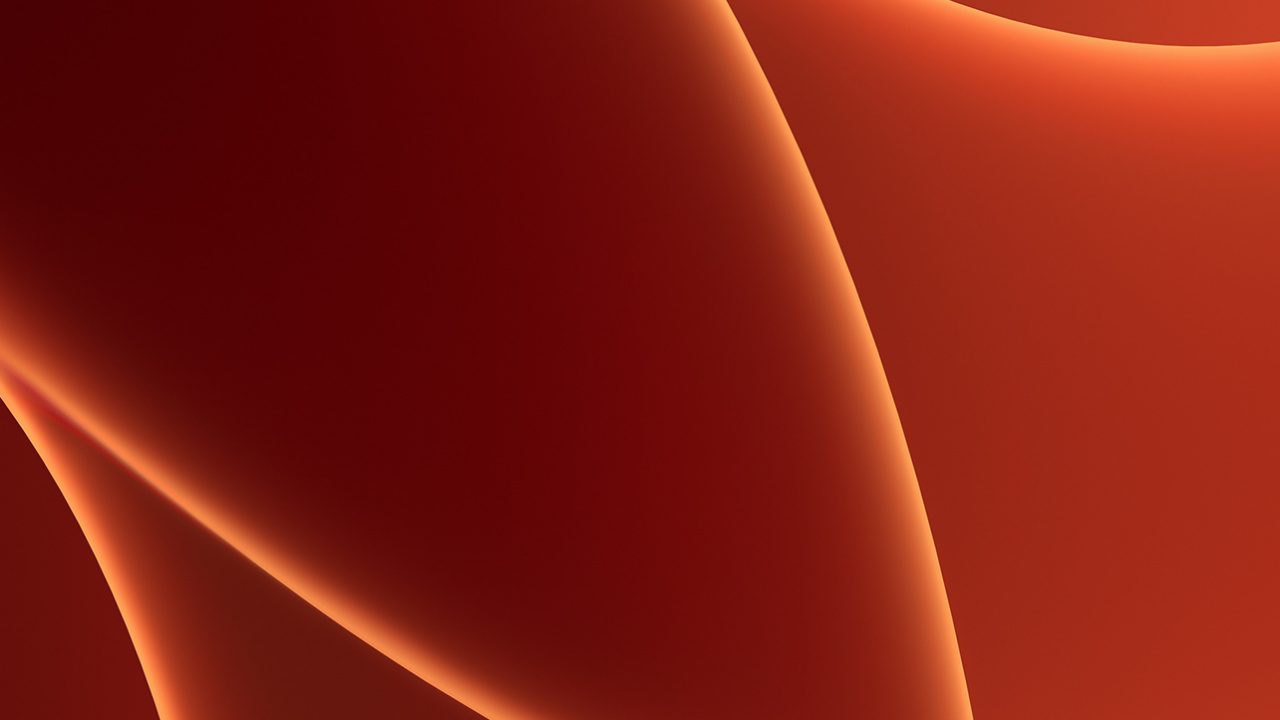 Обои Dark orange color matching wallpaper for iMac 2021 for iPhone в разрешении 1280x720