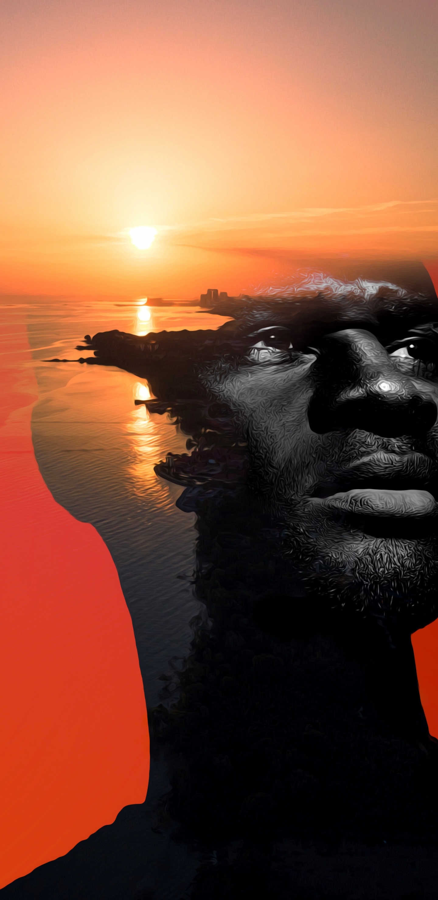 Обои арт, графический дизайн, дизайн, Создайте, вода в разрешении 1440x2960