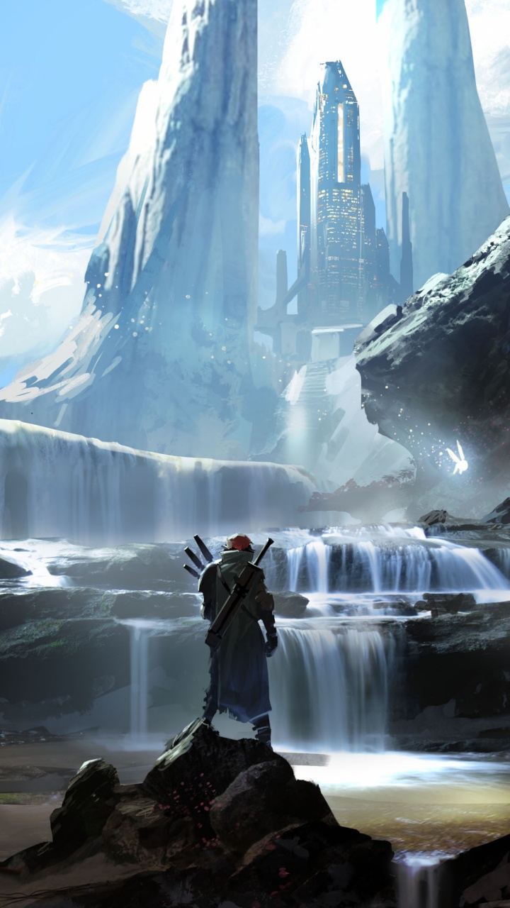 Обои концепт арт, арт, иллюстрация, артист, природа в разрешении 720x1280