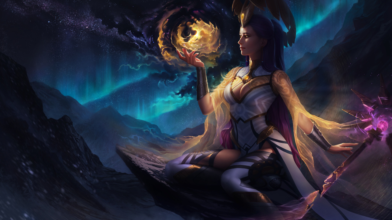 Обои иллюстрация, арт, фэнтези, мифология, приключенческая игра в разрешении 1280x720