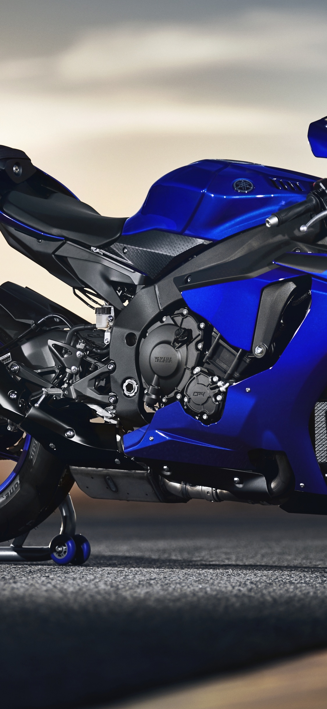 Обои мотоцикл, спортивный мотоцикл, Ямаха мотор Компани, супербайк, авто в разрешении 1125x2436