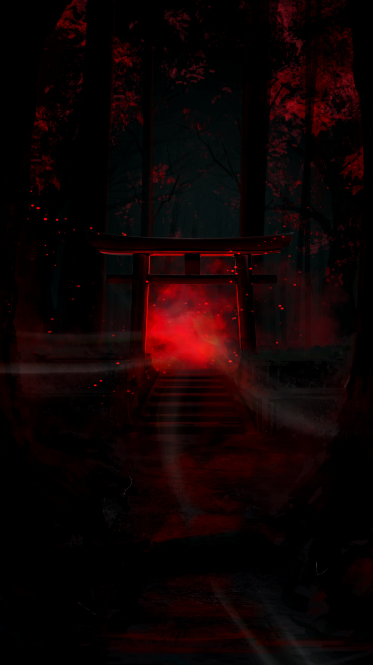 Обои темнота, наука, физика, красный цвет, бордовые в разрешении 750x1334