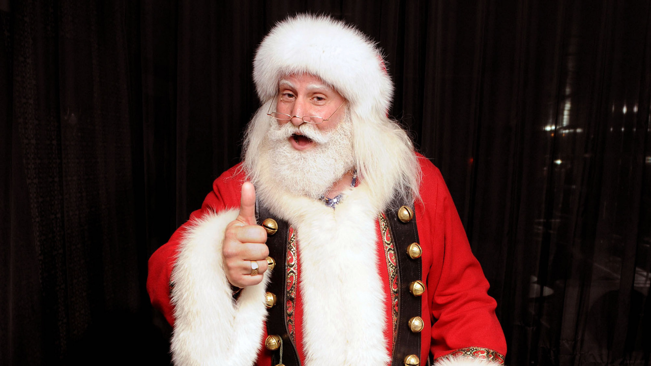 Обои Санта-Клаус, Рождественский день, Северный полюс, Северный олень, Рождество в разрешении 1280x720