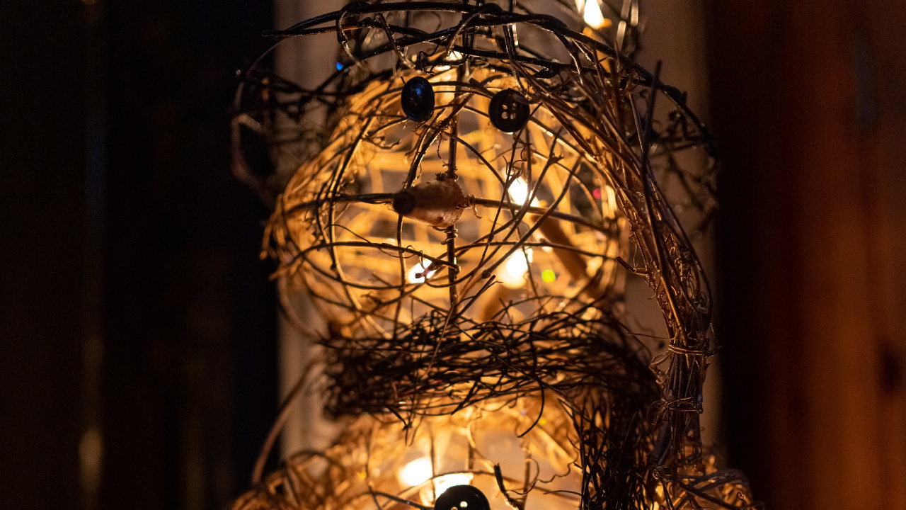 Обои свет, дизайн интерьера, волосы на лице, осветительная арматура, ночник в разрешении 1280x720