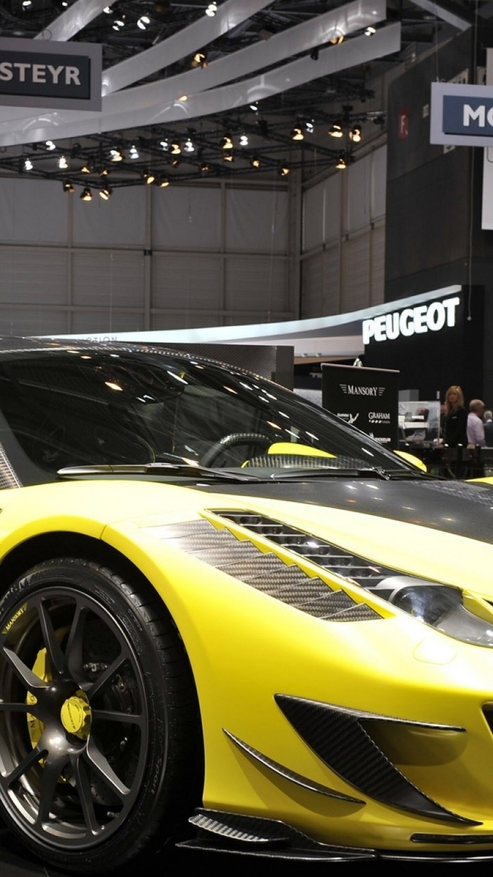 Обои женевский автосалон, Феррари 458, суперкар, наземный транспорт, моторный транспорт в разрешении 720x1280