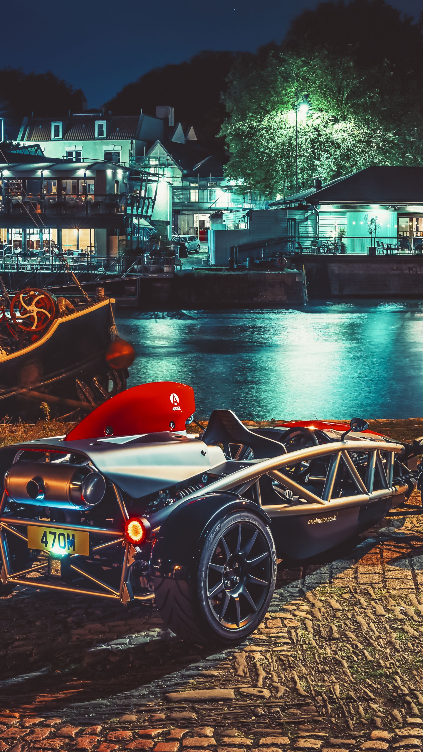 Обои авто, спорткар, Ариель Атом, гоночный автомобиль, старинная машина в разрешении 1440x2560