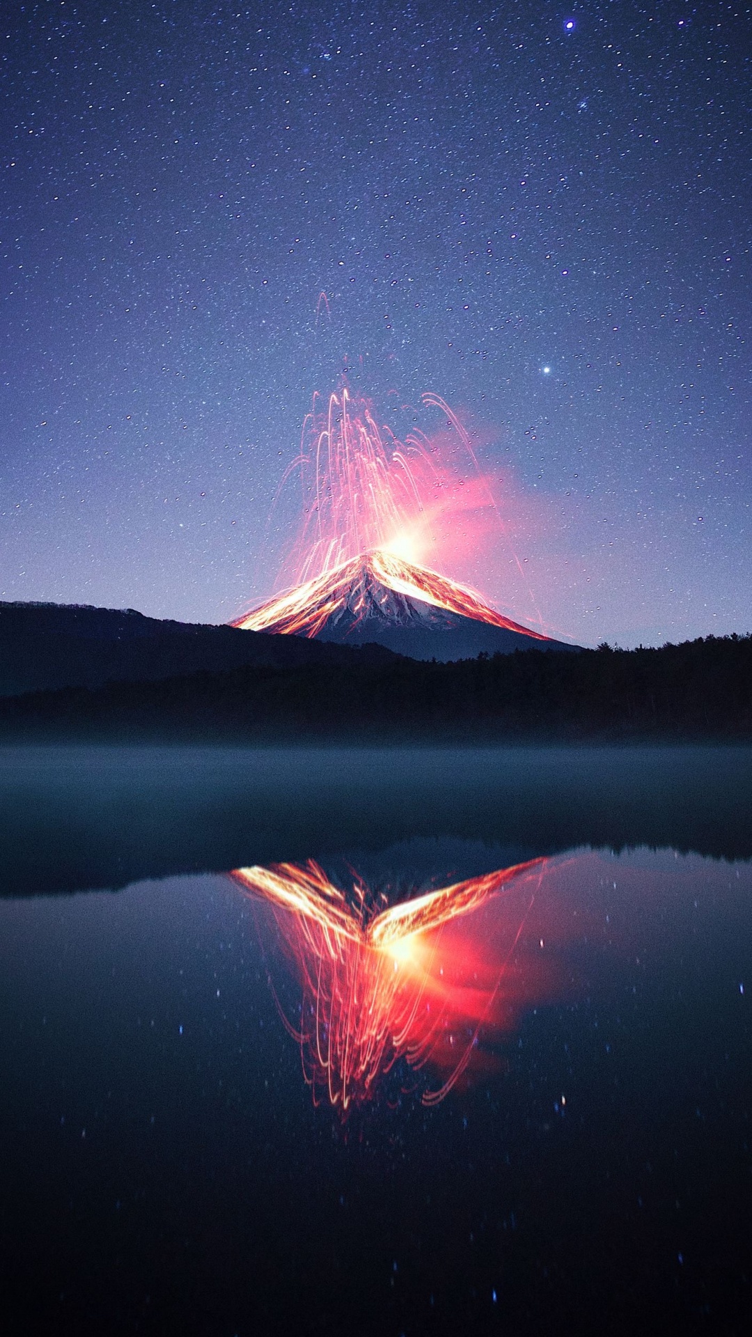 Обои природа, вода, атмосфера, гора, природный ландшафт в разрешении 1080x1920