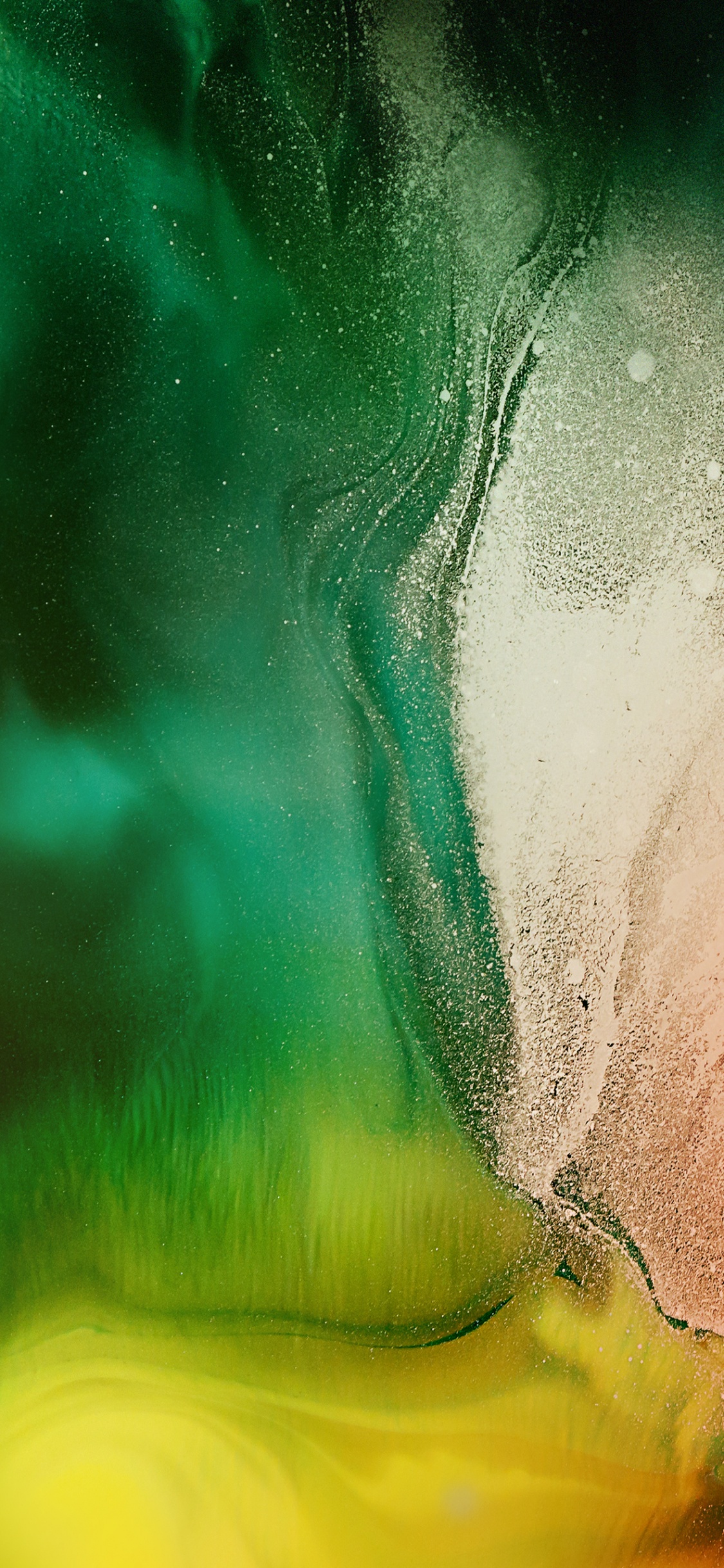 Обои графика, призма синий, смартфон, Один пользовательский интерфейс, арт в разрешении 1125x2436