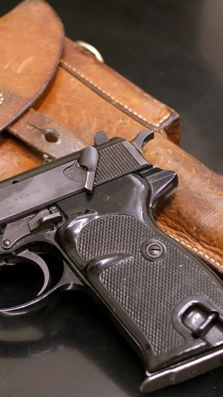 Обои орудие, ручное огнестрельное оружие, огнестрельное оружие, триггер, ствол в разрешении 750x1334