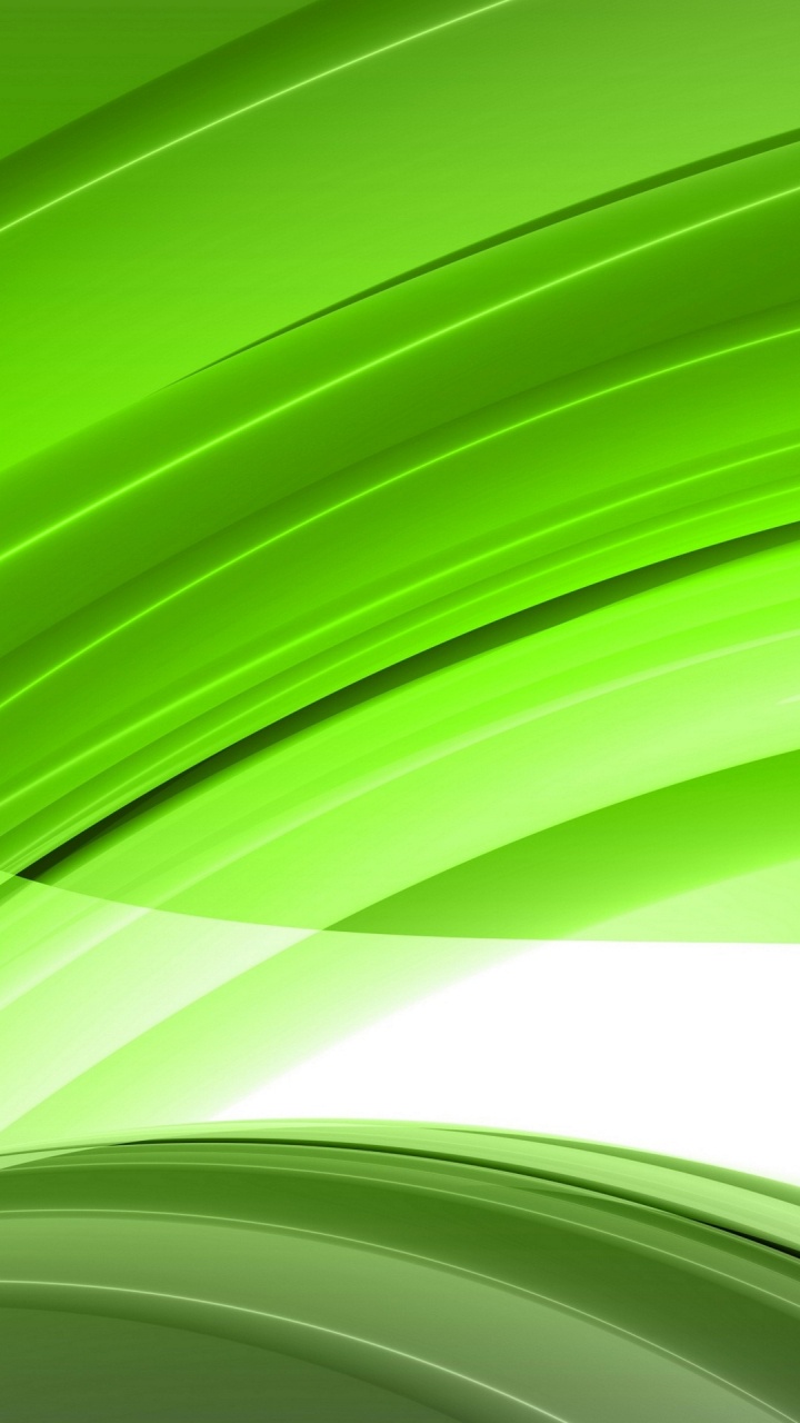 Обои зеленый, лист, линия, графика, зеленый абстрактный в разрешении 720x1280