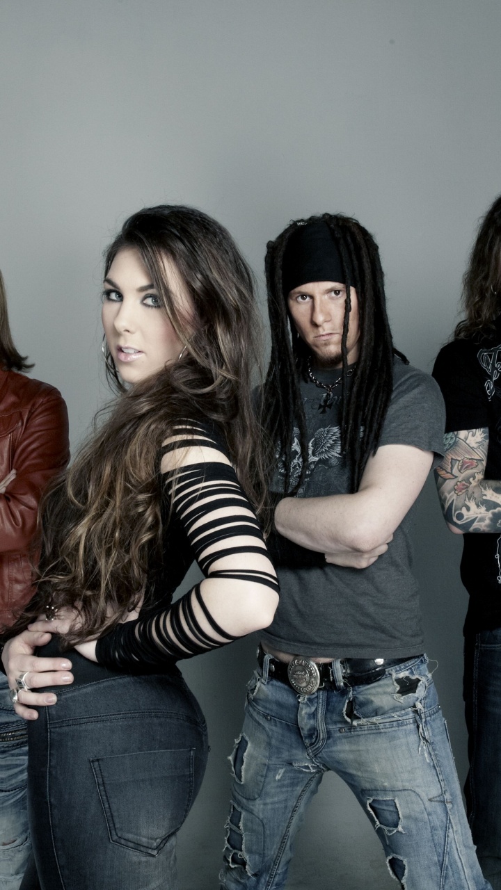 Обои Элиза Рюд, Мелодический дэт-метал, социальная группа, забава, музыкальный ансамбль в разрешении 720x1280