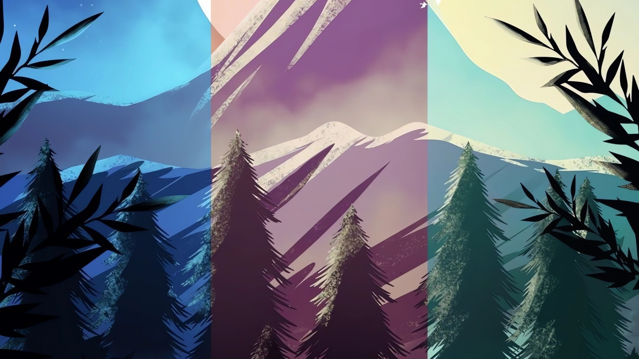 Обои андроид, ios, смартфон, атмосфера, мир в разрешении 1280x720