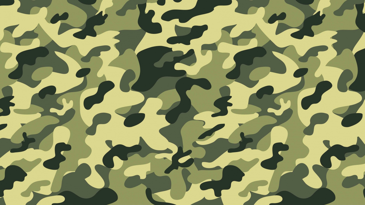 Обои военный камуфляж, узор, камуфляж, дизайн, военнослужащие в разрешении 1280x720