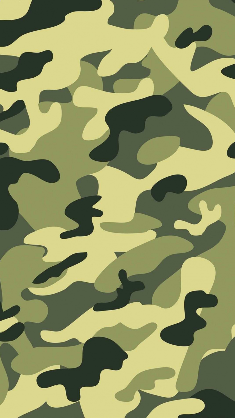 Обои военный камуфляж, узор, камуфляж, дизайн, военнослужащие в разрешении 750x1334