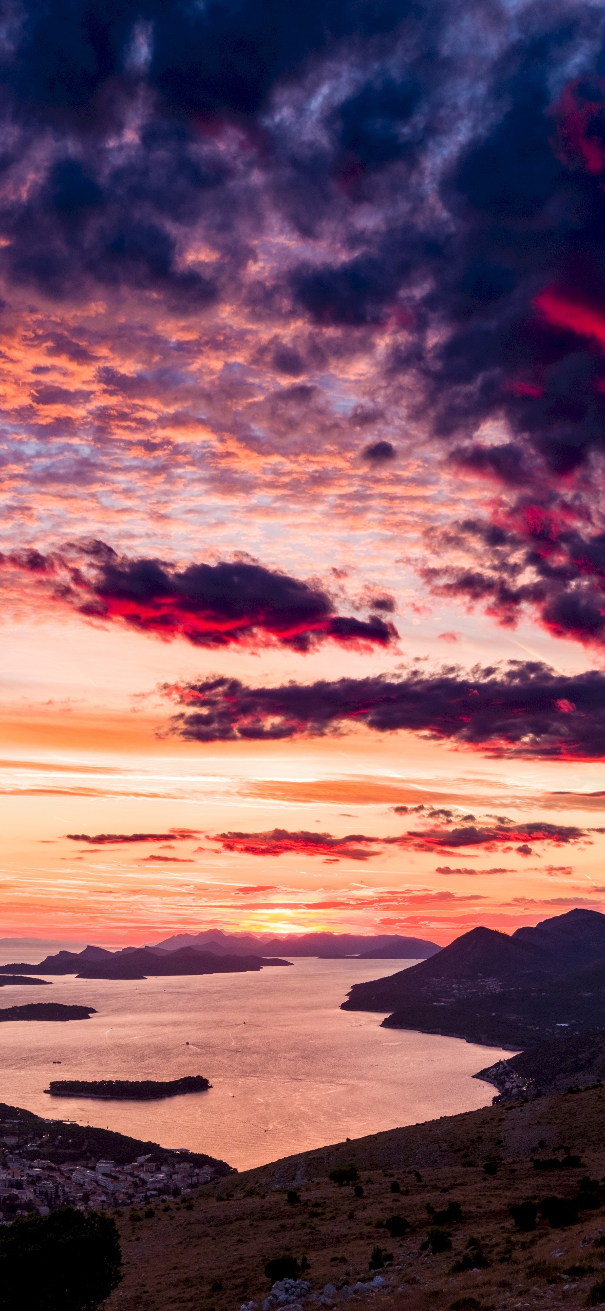 Обои Казка, облако, послесвечение, природа, закат в разрешении 1242x2688