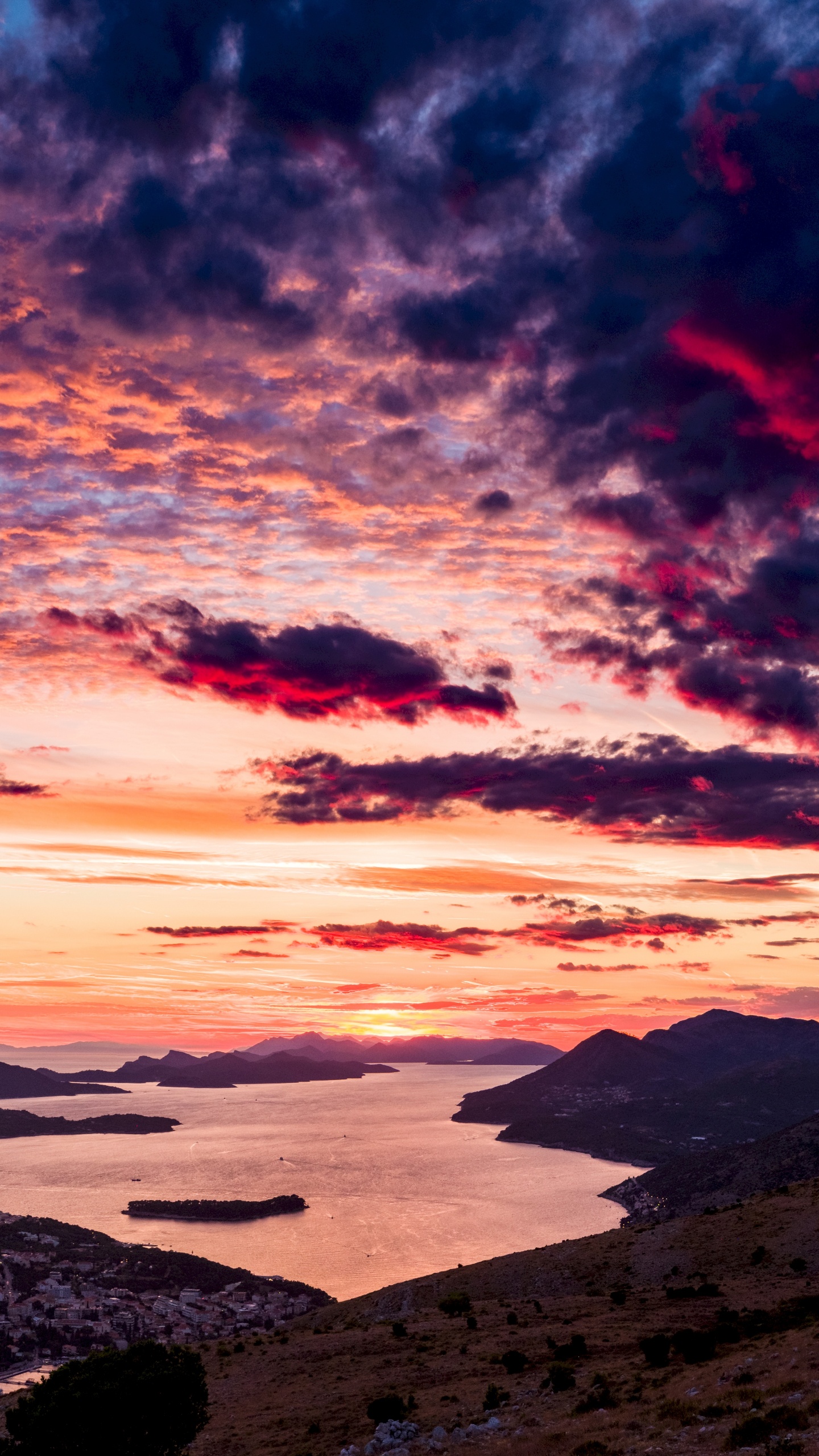 Обои Казка, облако, послесвечение, природа, закат в разрешении 1440x2560