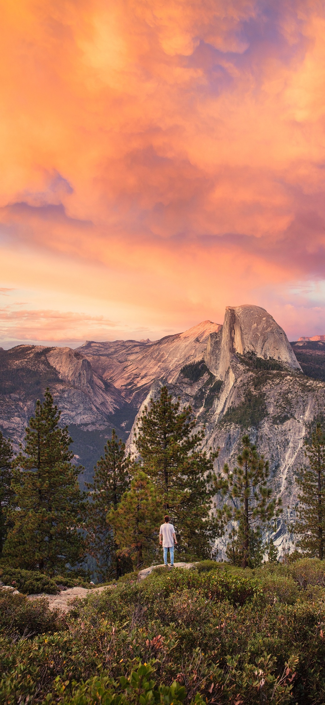 Обои облако, нагорье, природа, Альпы, пейзаж в разрешении 1125x2436