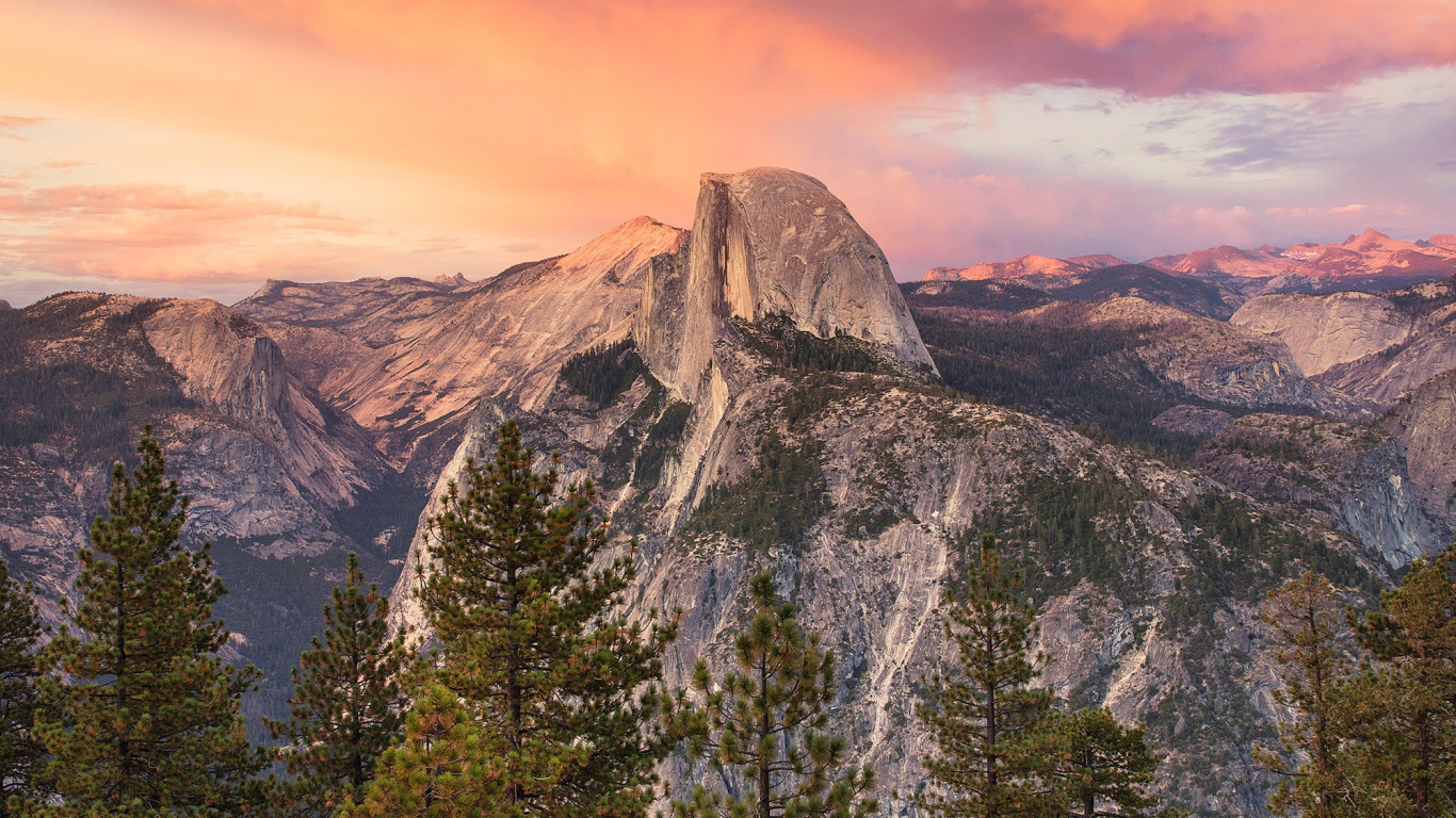 Обои облако, нагорье, природа, Альпы, пейзаж в разрешении 1366x768