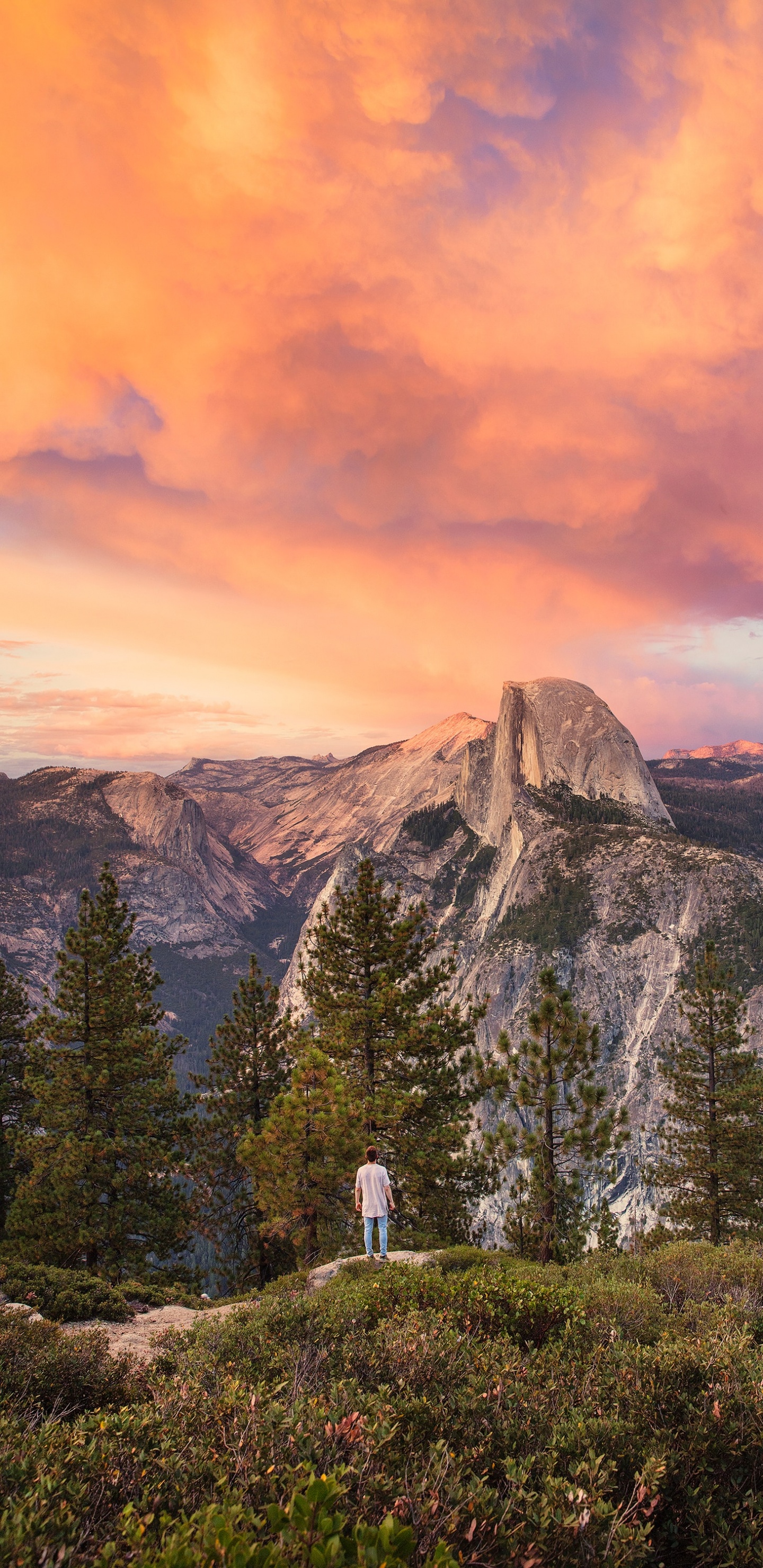 Обои облако, нагорье, природа, Альпы, пейзаж в разрешении 1440x2960