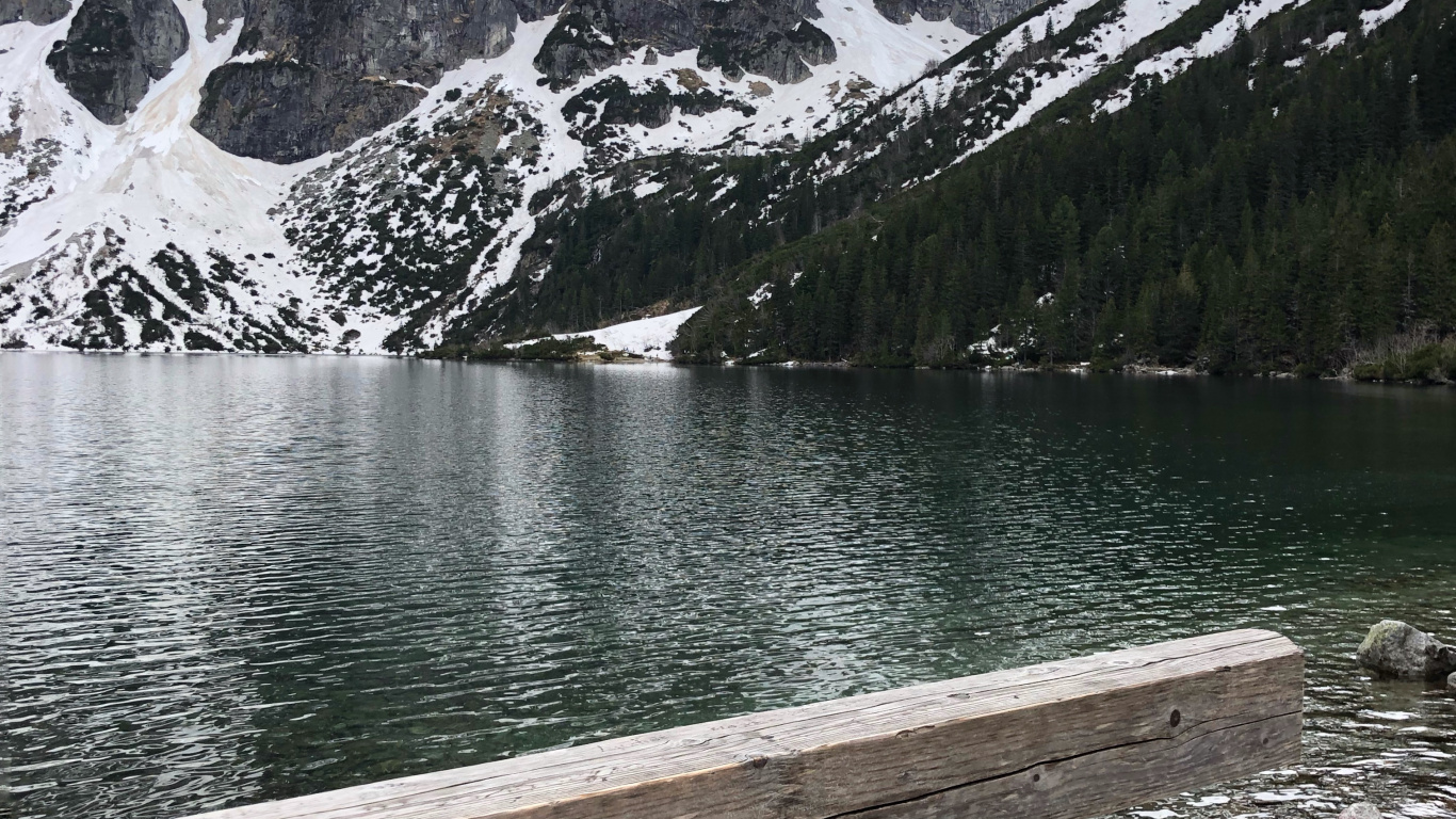 Обои морской глаз, Закопане, высокие татры, озеро, ледниковое озеро в разрешении 1366x768