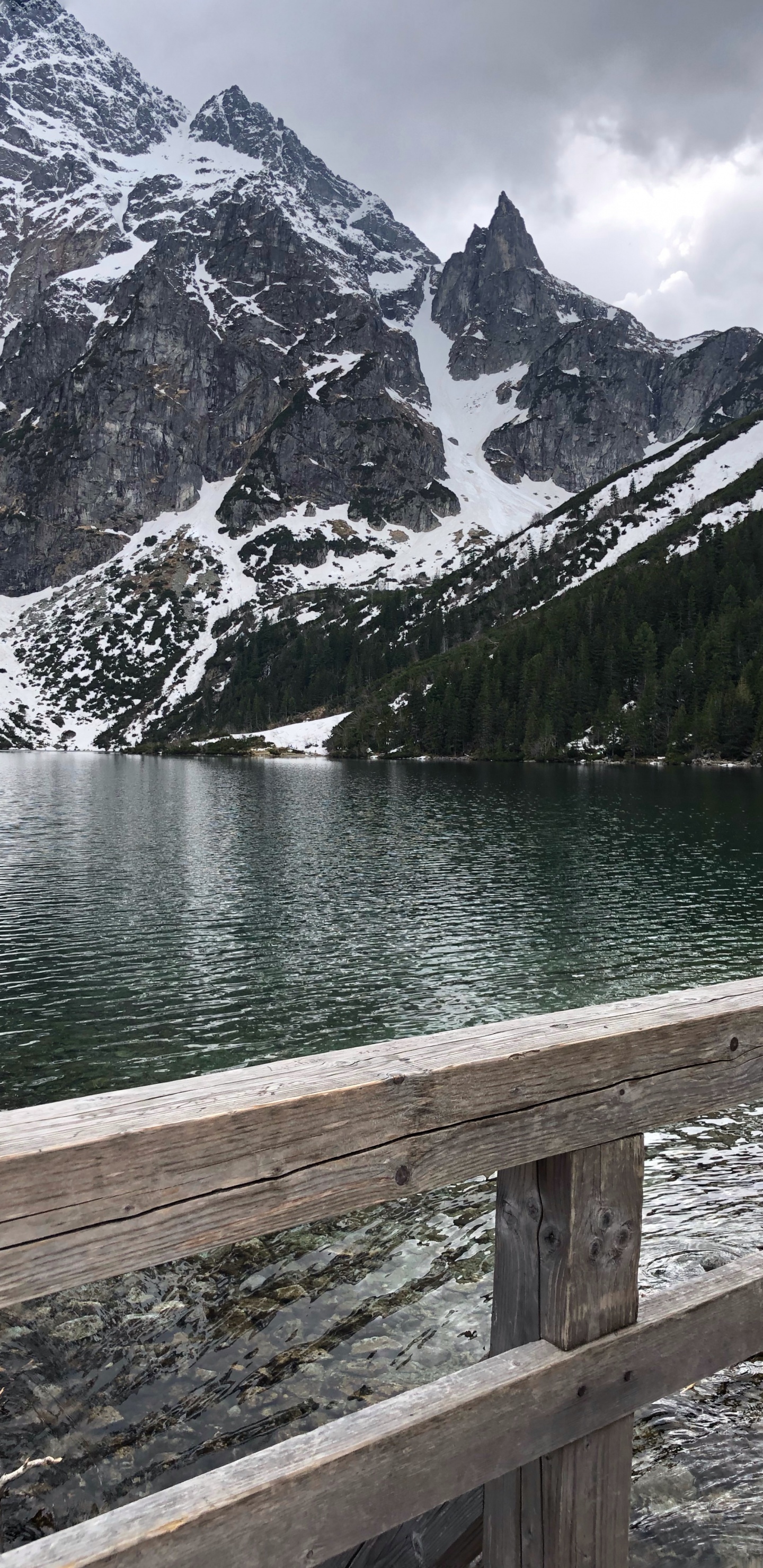 Обои морской глаз, Закопане, высокие татры, озеро, ледниковое озеро в разрешении 1440x2960