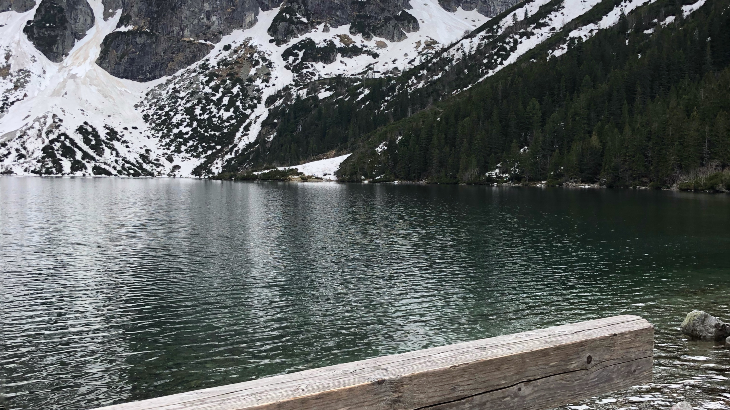 Обои морской глаз, Закопане, высокие татры, озеро, ледниковое озеро в разрешении 2560x1440