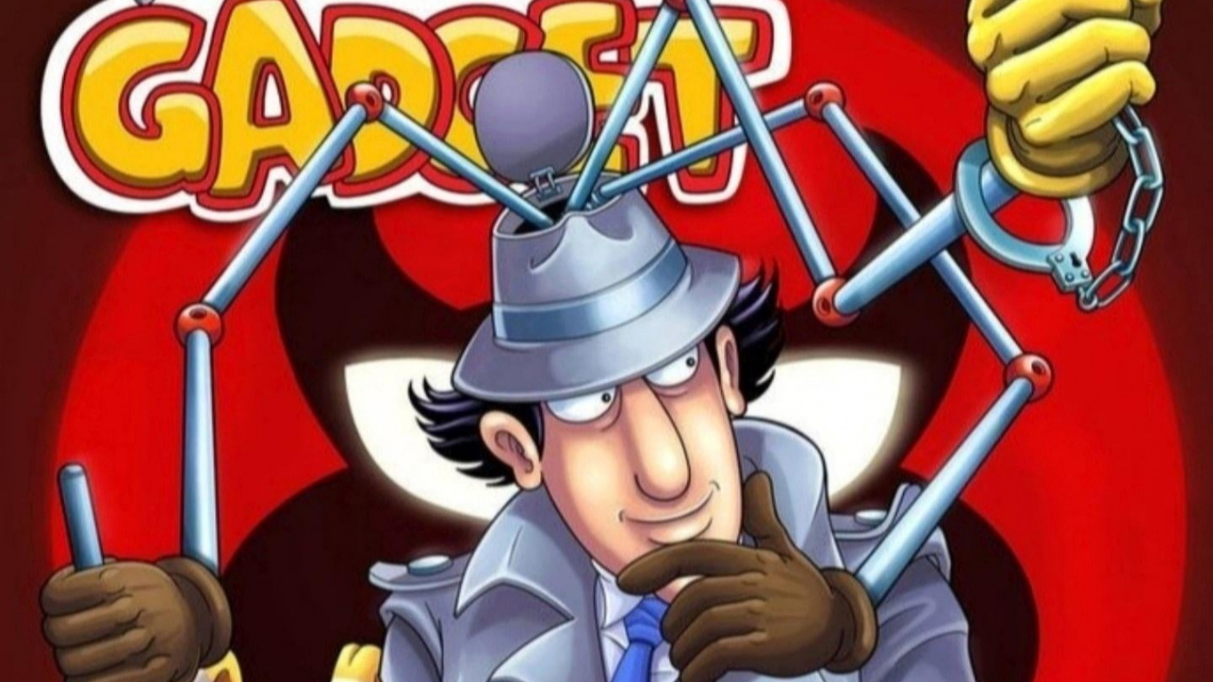 Обои Инспектор Гаджет, пенни, доктор коготь, мозг, мультфильм в разрешении 1366x768