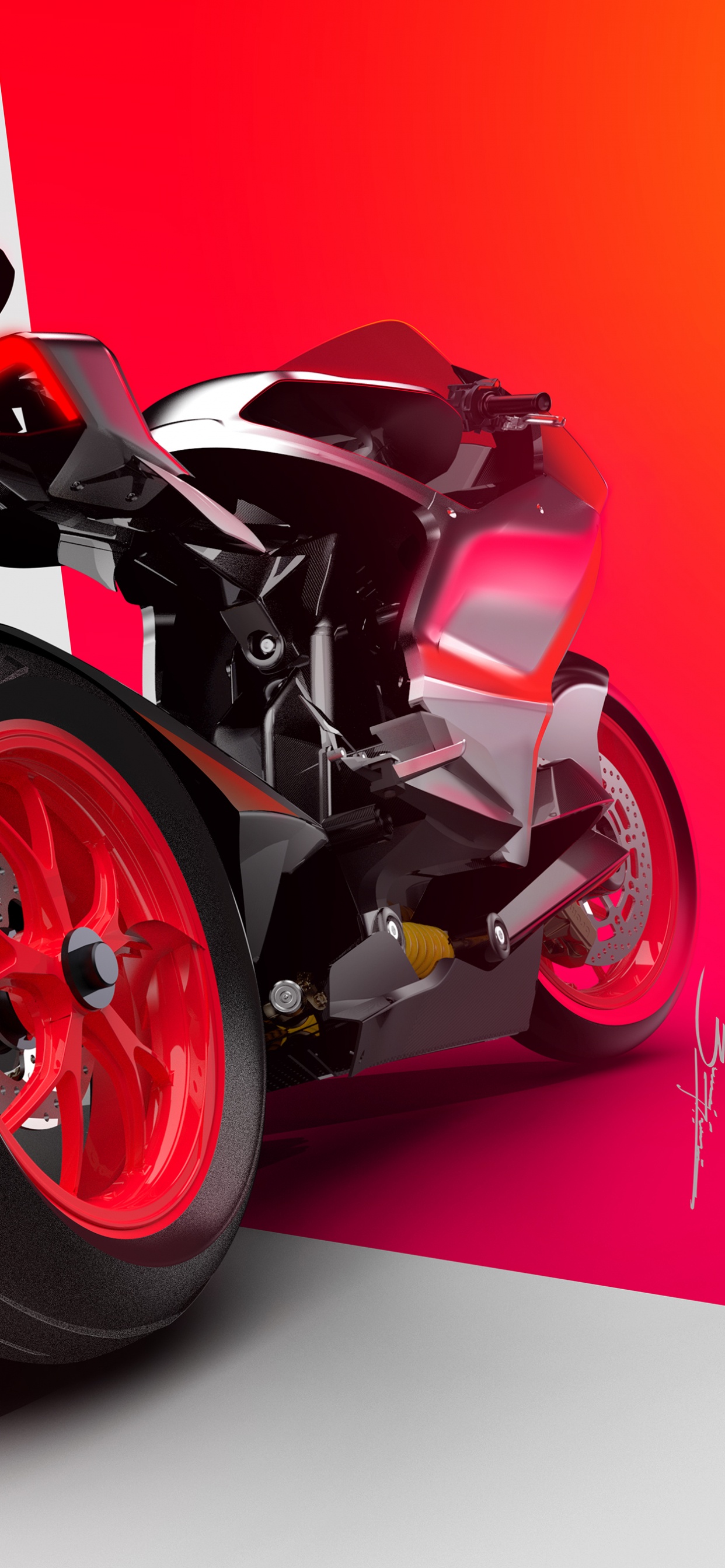 Обои дукати 1199, ducati, ducati monster, колесо, супербайк в разрешении 1242x2688